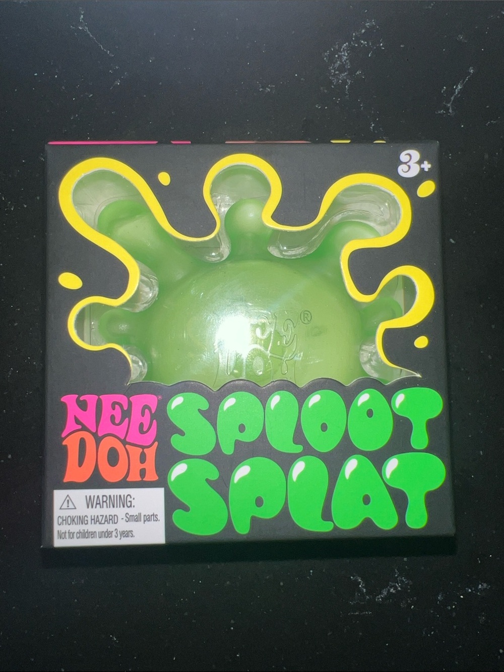 NEE DOH Green Splooot Splat Stress Toy